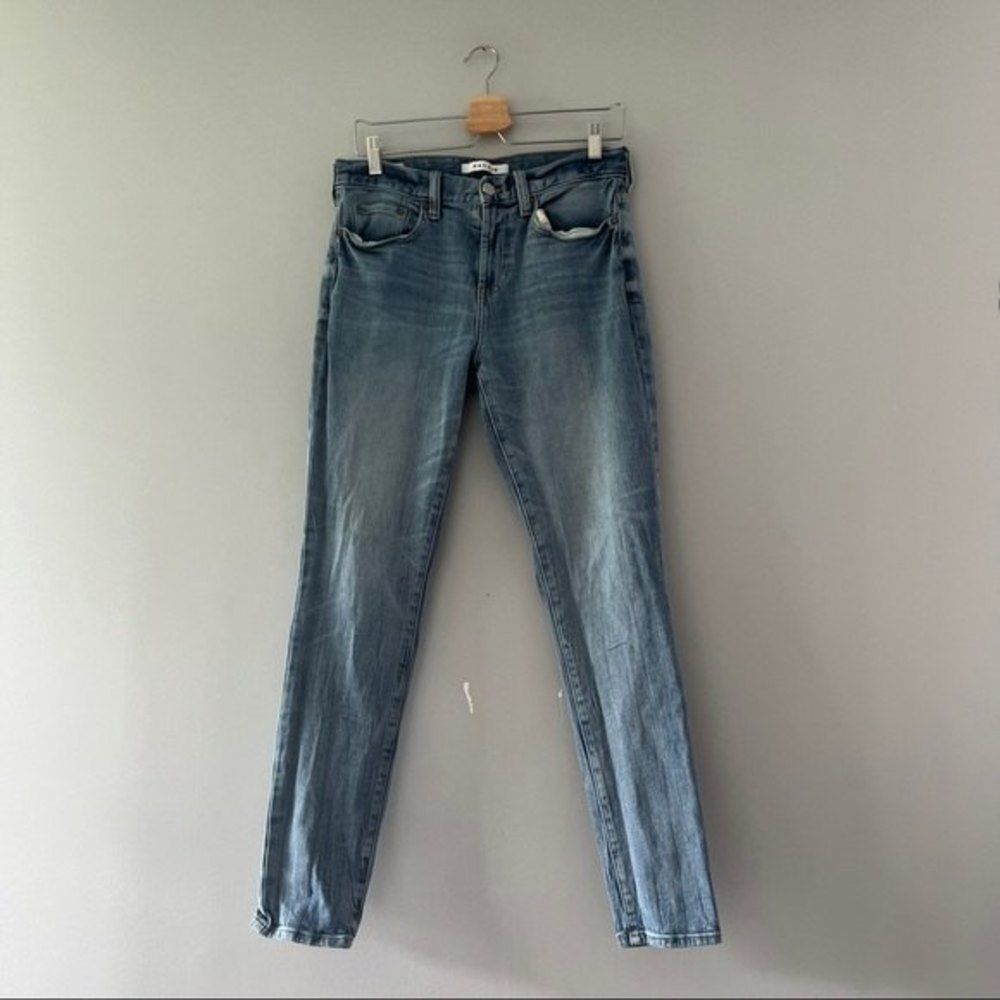 PacSun Stacked Skinny Jeans Acid Wash Stretch Denim Size 30 x 30